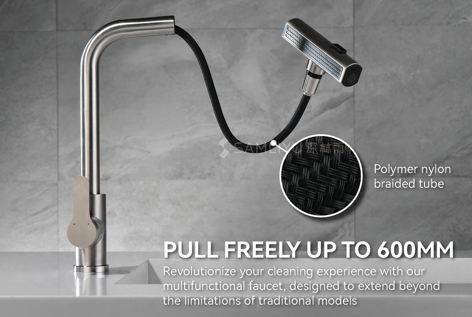 Flying Rain Kitchen Faucet Grifo de cocina con lluvia voladora