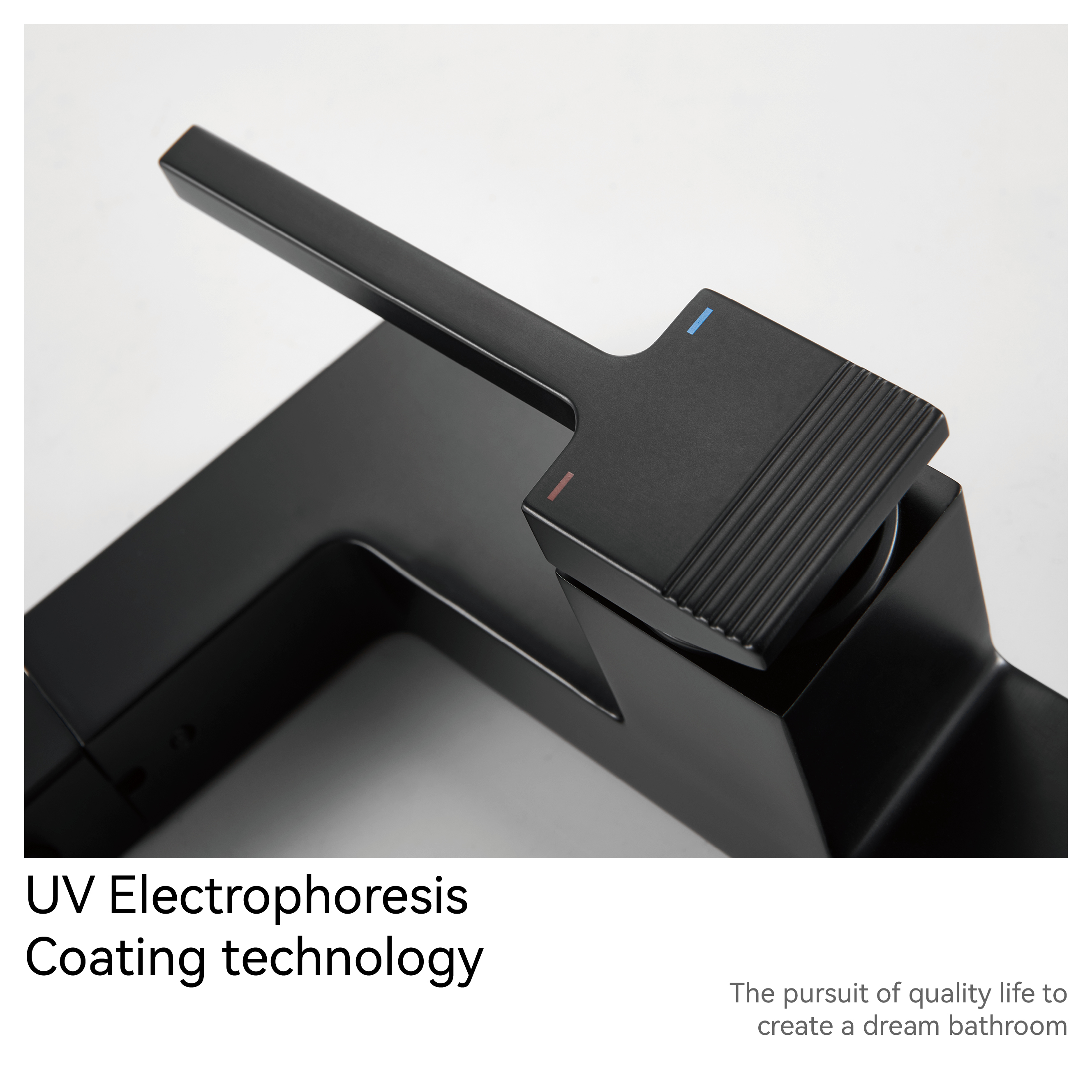 Grifos de baño Samliyu para el fregadero 1 orificio, manija de la manija de una sola manguera del lavabo del baño con 2 modos, 360 ° Rotaty con pulverizador extracción, lavabos modernos de baño grifo negro BF04006-N1-MB