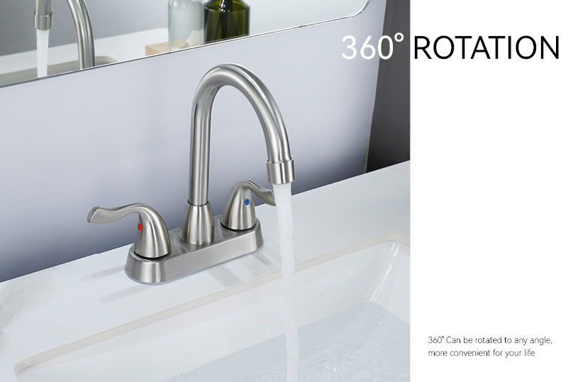 grifo de ba&ntilde;o de dos manijas