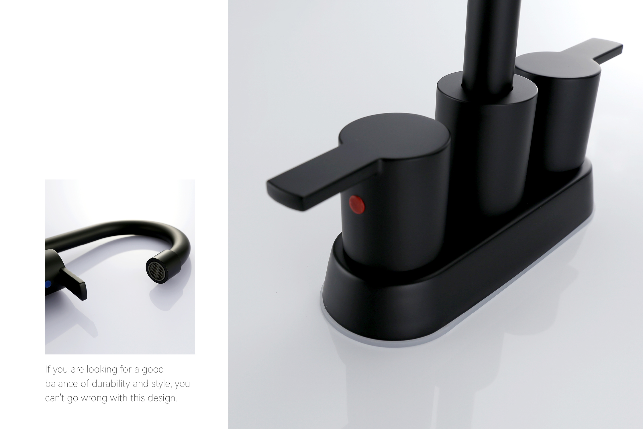 grifo de lavabo de 4 pulgadas