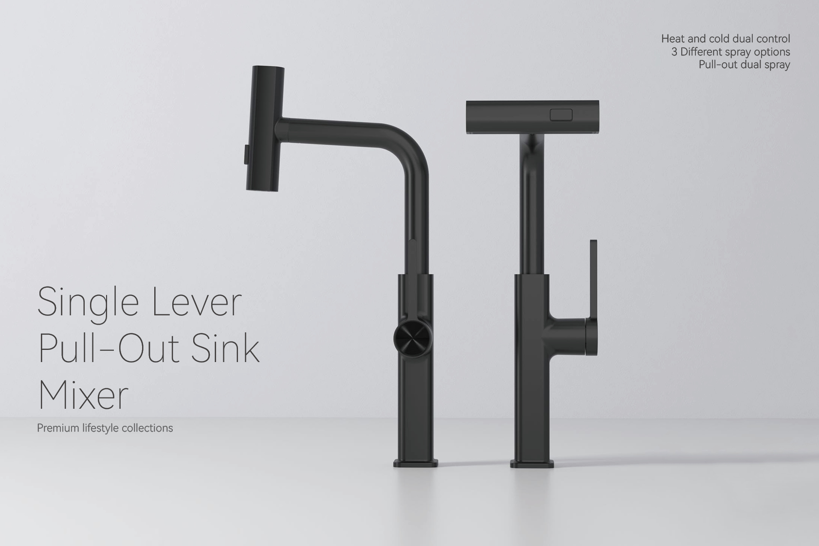 tirar hacia abajo los grifos de la cocina