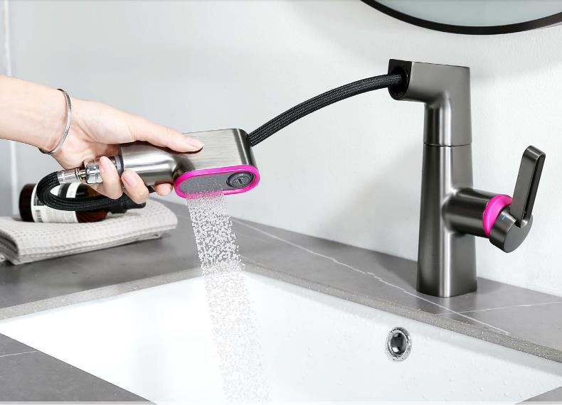 Grifo de cuenca de funciones múltiples con rociador de gárgla BF04001-BGM