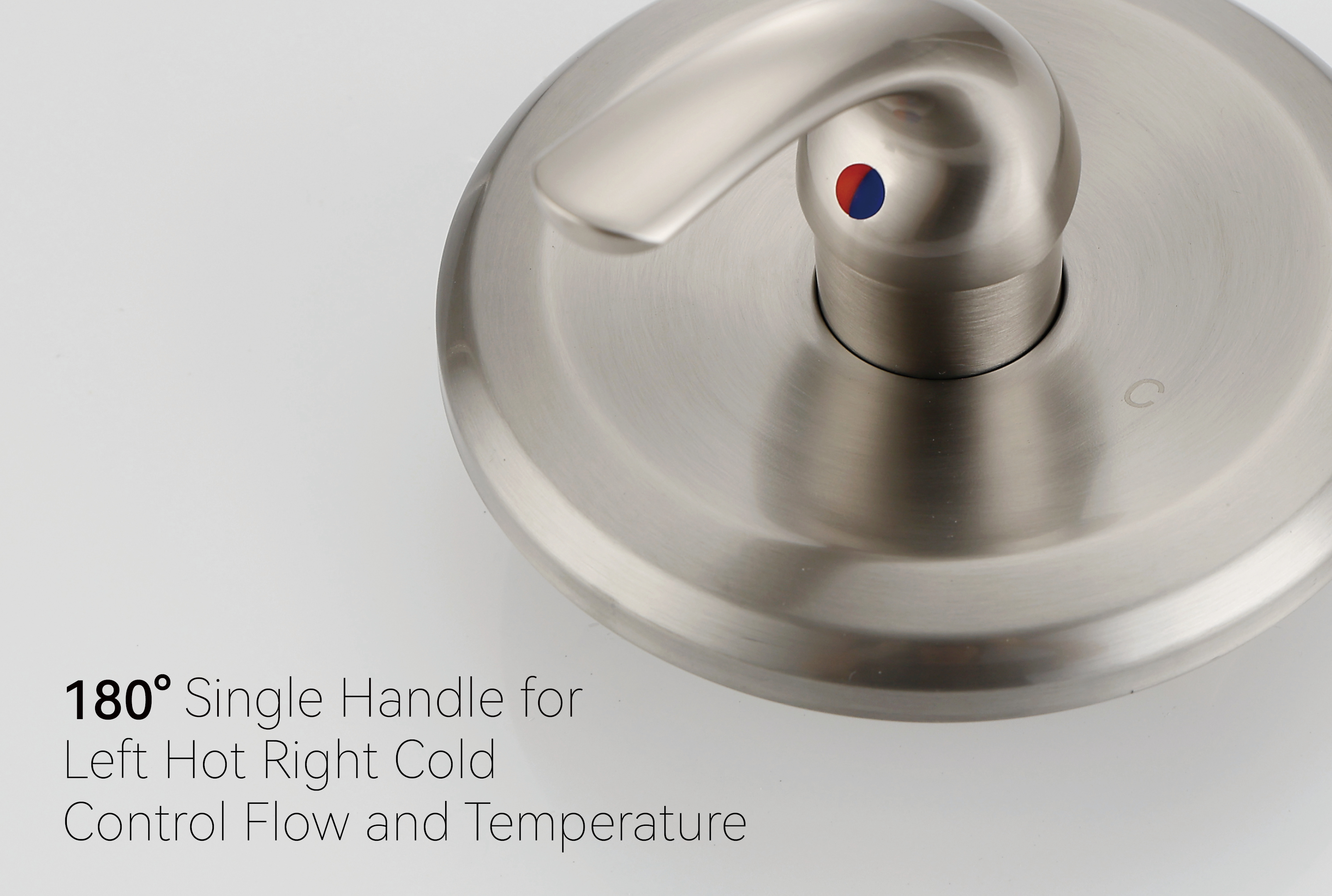 sistema de ducha de n&iacute;quel cepillado