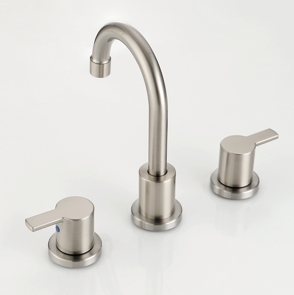 Grifo de 3 agujeros CUPC Estilo generalizado de 8 pulgadas para el baño con BF03015-K09-BN