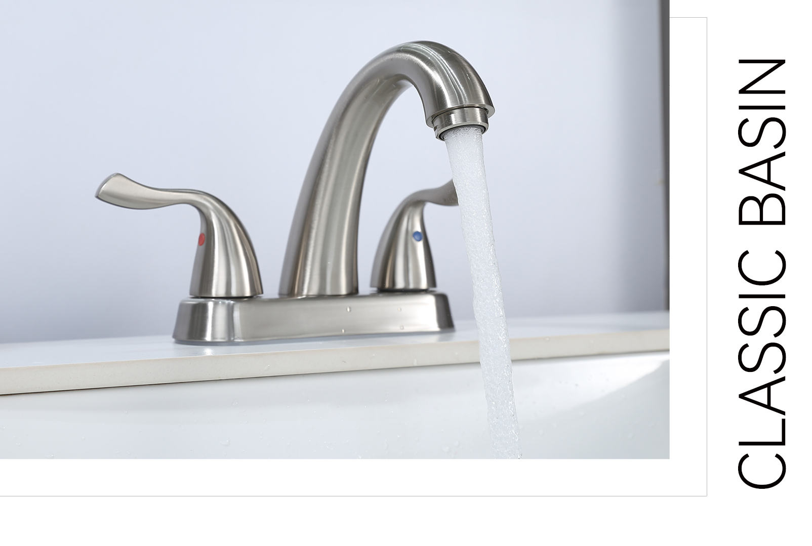 grifo de lavabo de 4'