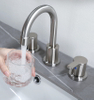 Grifo de 3 agujeros CUPC Estilo generalizado de 8 pulgadas para el baño con BF03015-K09-BN