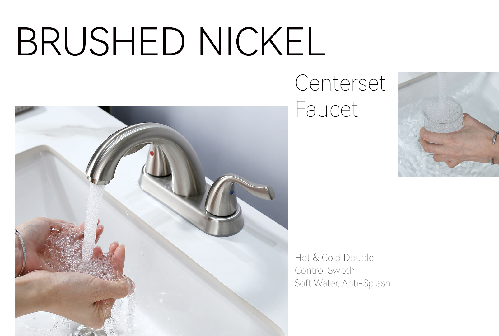 grifo de ba&ntilde;o de 4 pulgadas