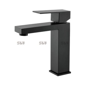 Grifo de un solo agujero de baño de acero inoxidable de acero inoxidable