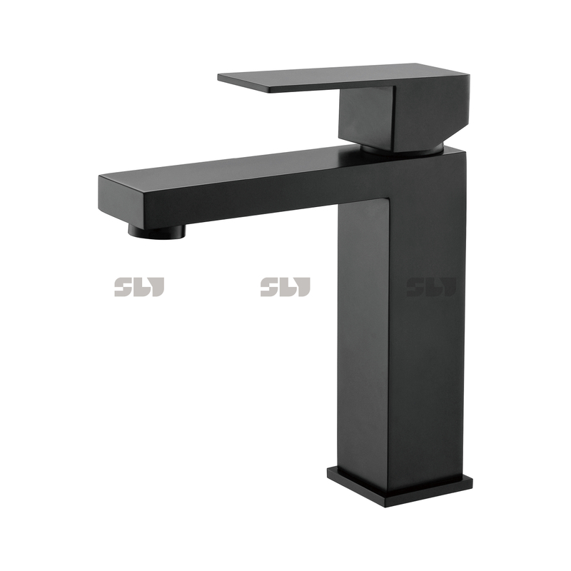 Grifo de un solo orificio para baño de acero inoxidable duradero SLY