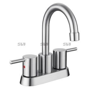 Sly sanitary ware cepillado metal metal gris cupc lavabo de baño grifo