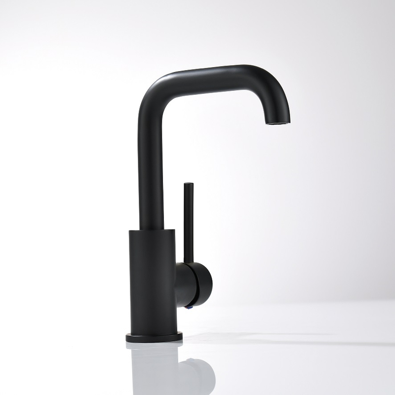 Grifo mate de plástico de plástico de plástico de plástico para un solo mango de baño grifo de mezcladora de baño