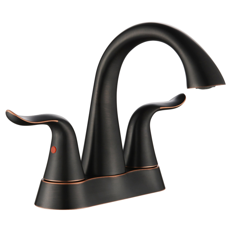 Grifo de baño de níquel cepillado de latón astuto hecho en latón de grifos modernos montados en la pared fregadero de baño