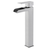 Sly Chrome acero inoxidable de acero inoxidable de acero inoxidable grifo de cuenca de baño caliente y fría fácil de controlar agua 