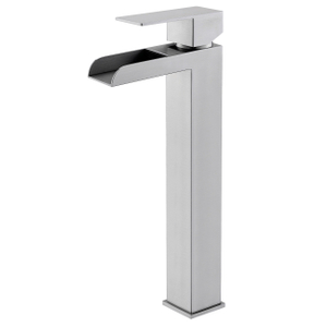Sly Chrome acero inoxidable de acero inoxidable de acero inoxidable grifo de cuenca de baño caliente y fría fácil de controlar agua 