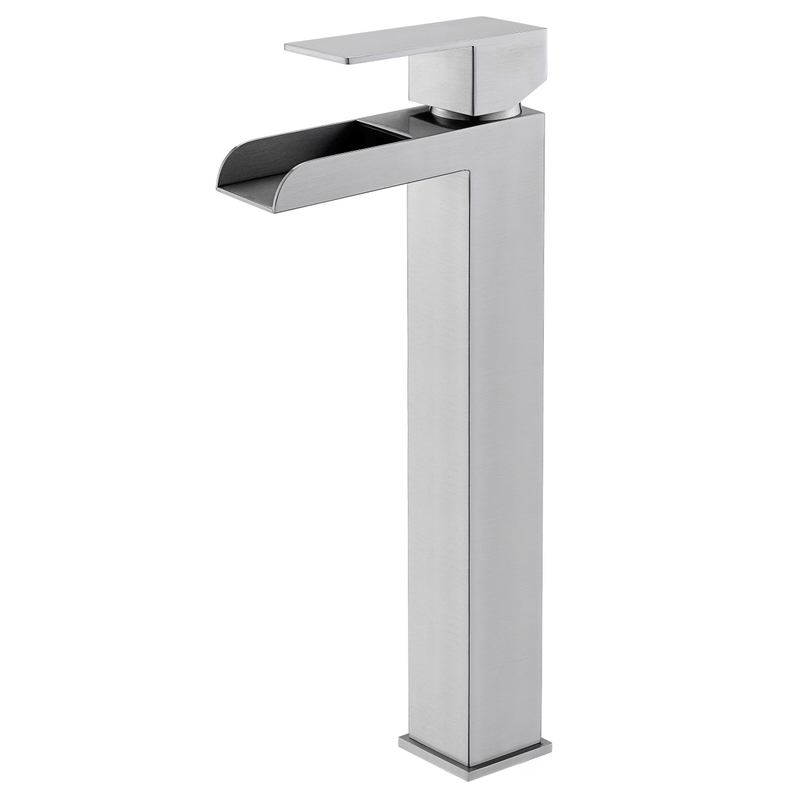 Sly Chrome acero inoxidable de acero inoxidable de acero inoxidable grifo de cuenca de baño caliente y fría fácil de controlar agua 