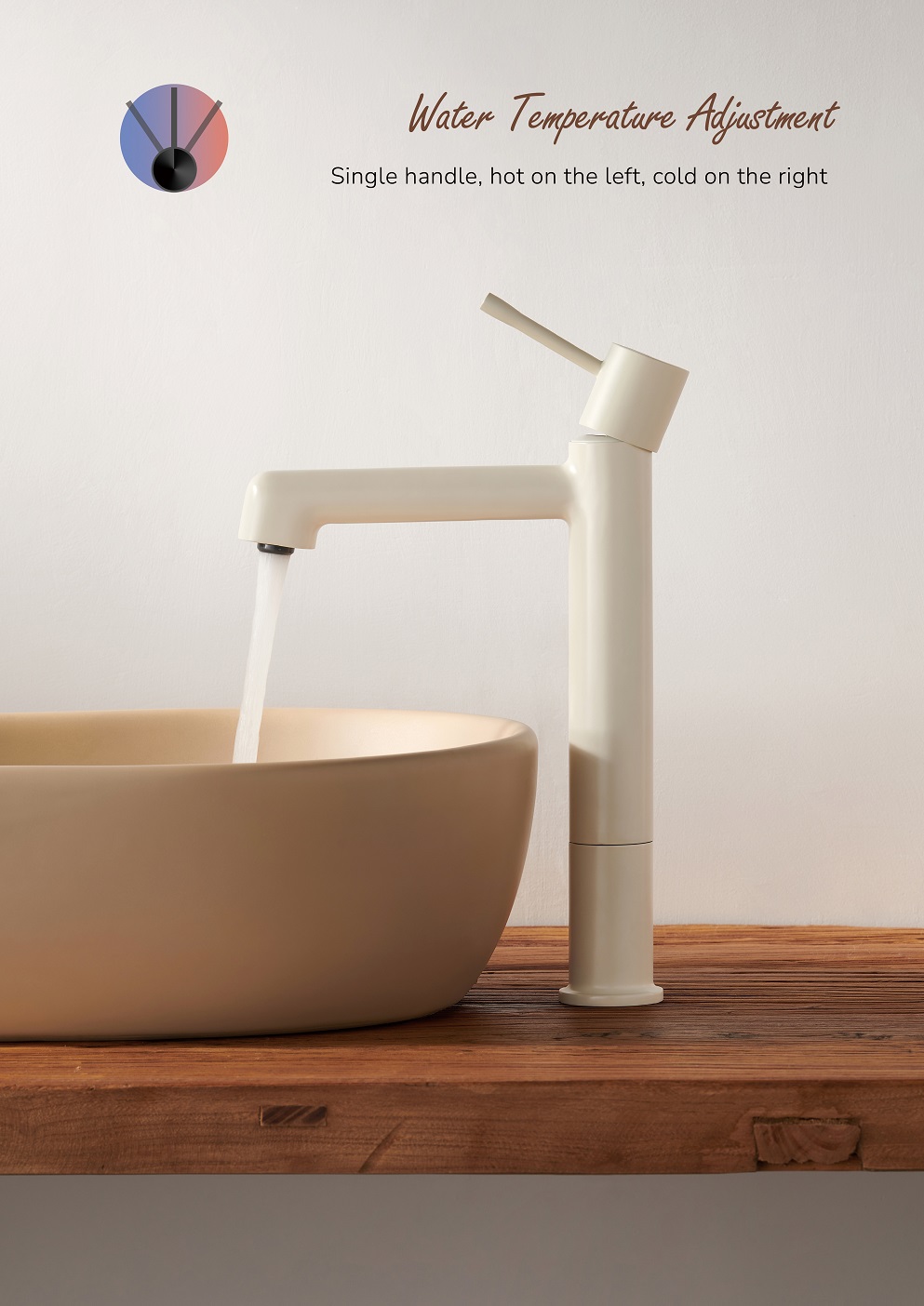 Grifo monomando para ba&ntilde;o