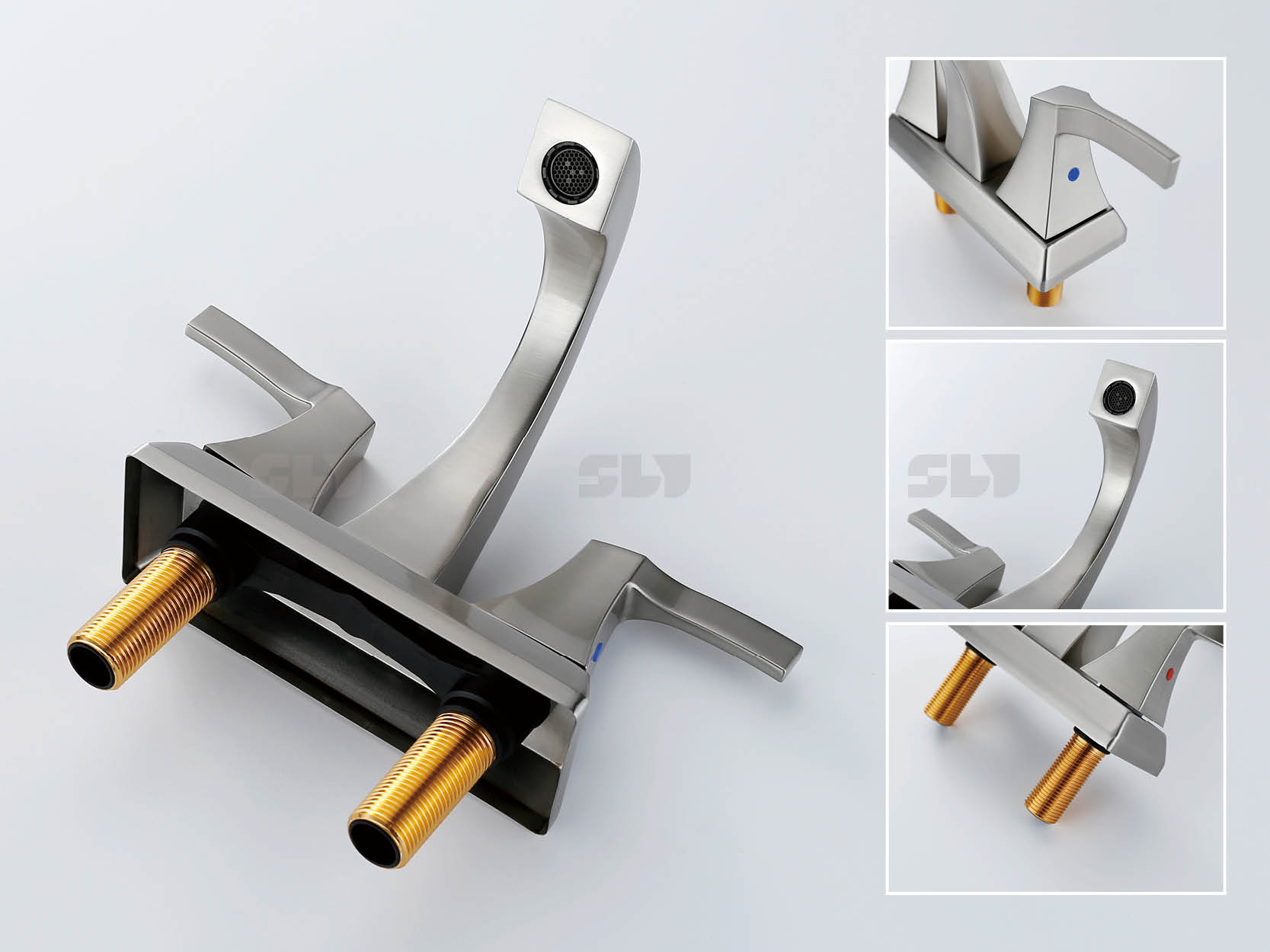 grifo de n&iacute;quel cepillado