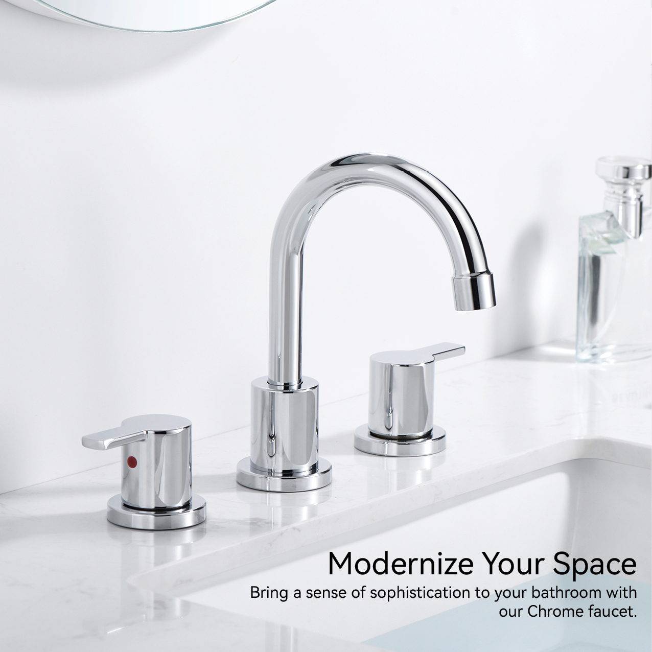 Cuenca del baño Sly Basina extendida del grifo del grifo Cupc Cupc Doble Many Many Freucet 