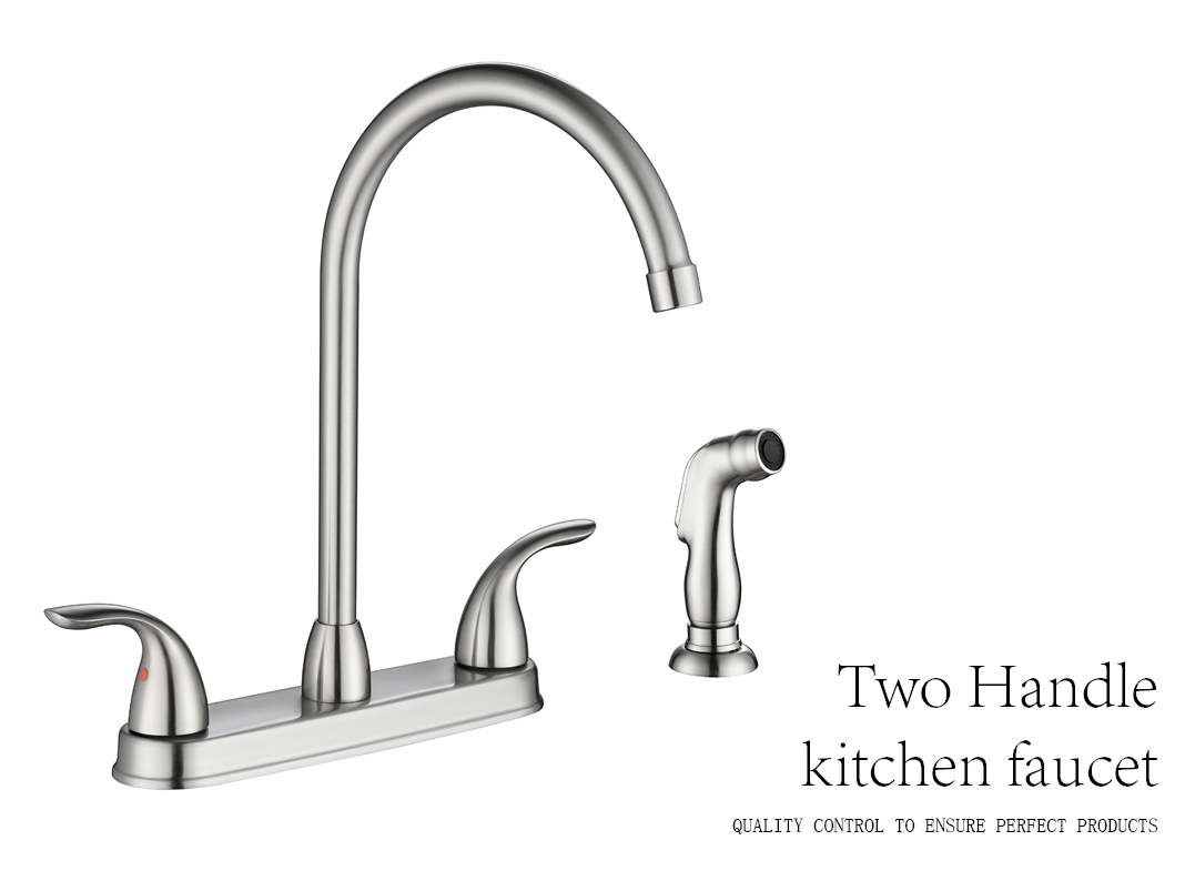 Grifo de cocina con rociador lateral