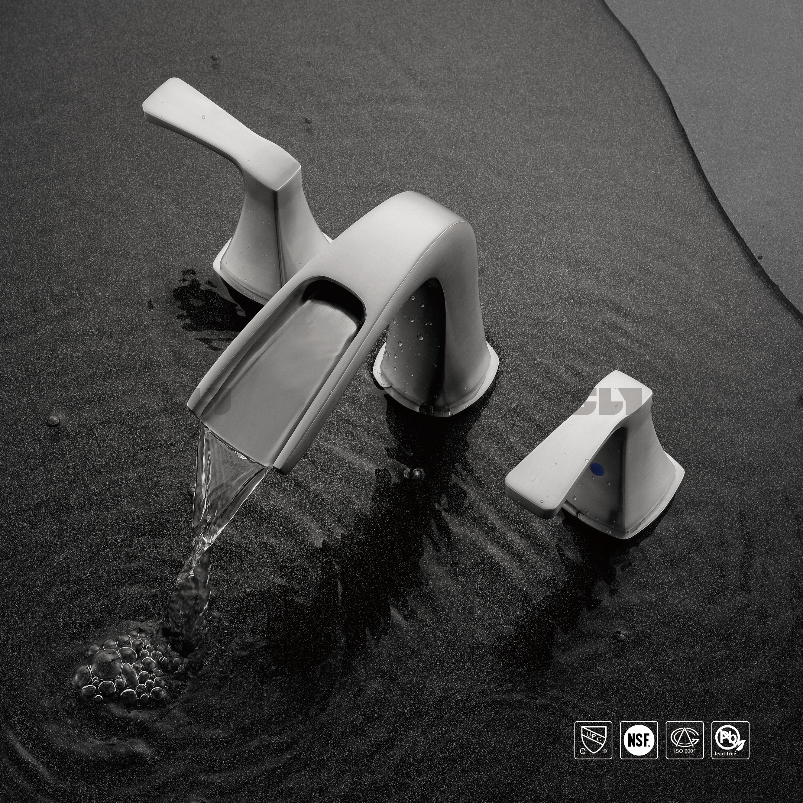 grifo de n&iacute;quel cepillado 