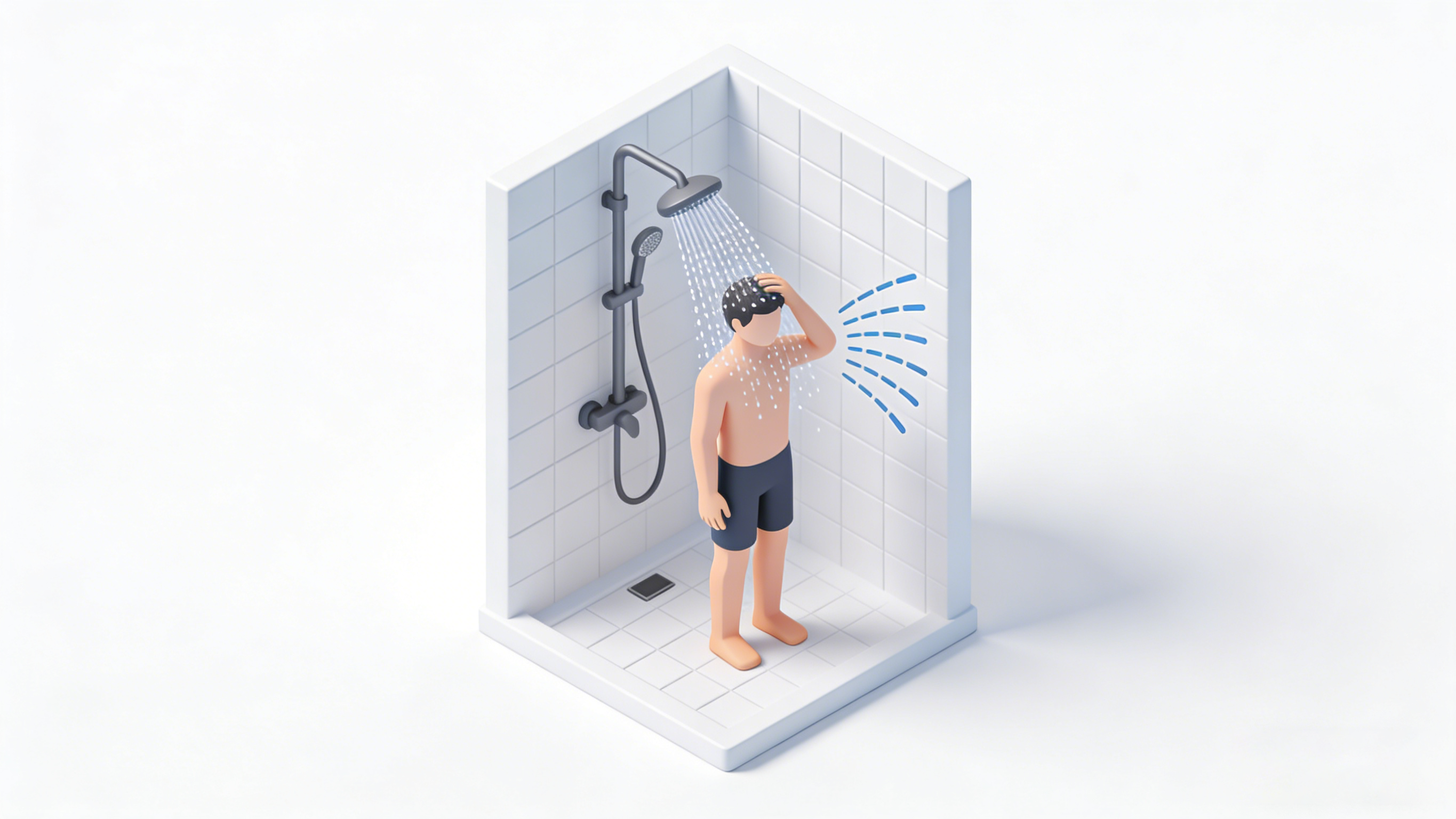 Cabezal de ducha de 2,5 Gpm