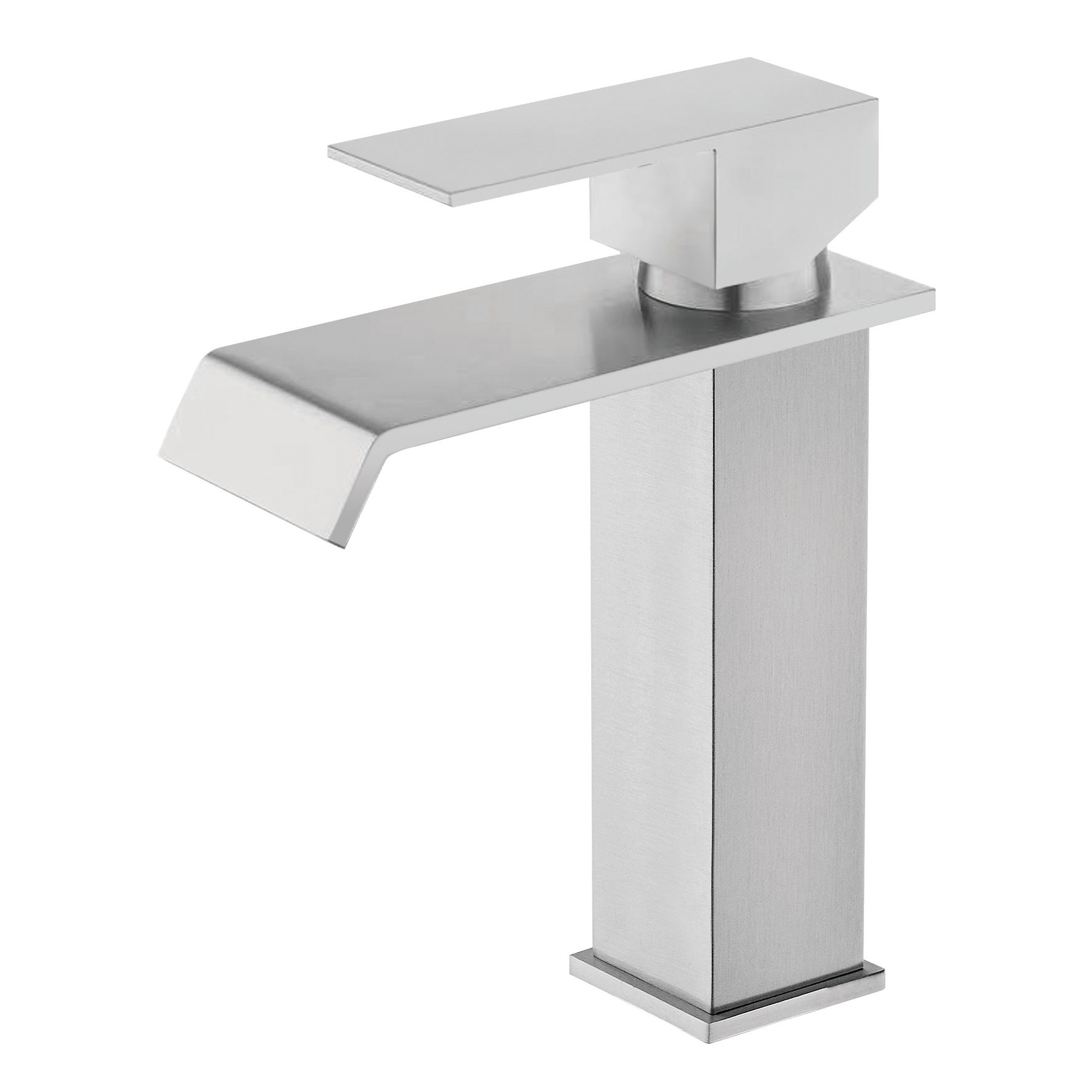 Sly Matte Black Factory Proveedor de baño Fregadero de baño Taple Manejo montado en la plataforma Manja de cuenca