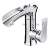 Grifo de lavabo monomando cromado de diseño moderno de alta gama SLY adecuado para baños domésticos