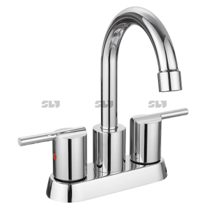 Diseño de lujo Sly Grifo central chapado en cromo para usar en baños de hogar