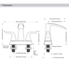 Samliyu cepillado de níquel de níquel de latón de la mezcla de grifo de grifo de un solo agujero de bidet bidet grifo grifo 