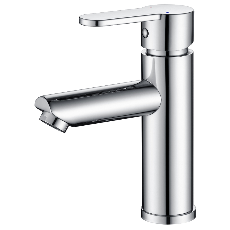 Sly Chrome Matte Black Baño Black Fregadero Mango montado montones montado en el cuerpo de zinc cuadrado Alto grifo de cuenca