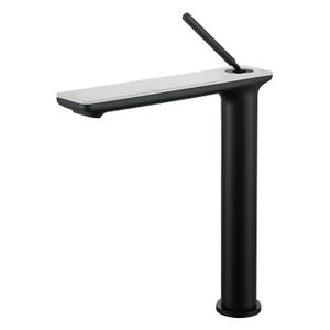 Sly Brass Rock Pane Industries Style Black Basin Gree Laving Basin Mequer Taps Baño grifo de baño