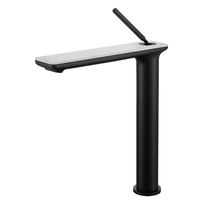 Sly Brass Rock Pane Industries Style Black Basin Gree Laving Basin Mequer Taps Baño grifo de baño