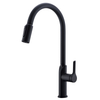 Sly Matte Black Pull Sprayer Fregadero de agua Fregadero de la cocina