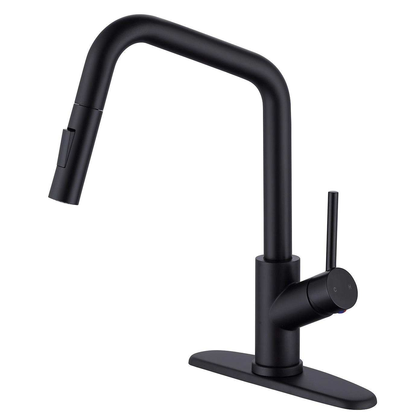 Sly Single Many Made Mequer sacado del rociador Down Tack Fregadero de la cocina del grifo 
