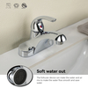 Samliyu Chrome Baño Taucet Mezclador de grifo de grifo caliente Basina fría de agua de agua de agua y grifos de baño de baño