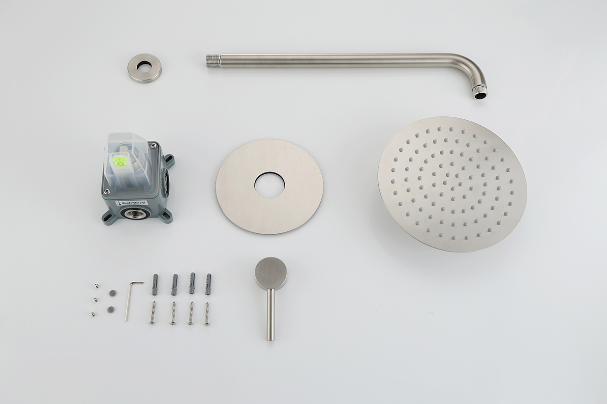 ducha batidora en la pared, 