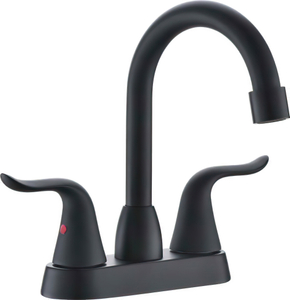 Cascada de baño 4 pulgadas Centerset grifo cuenca de baño 2 grifo mango