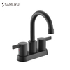 Grifo de baño de dos manijas de 4 pulgadas de alta calidad.