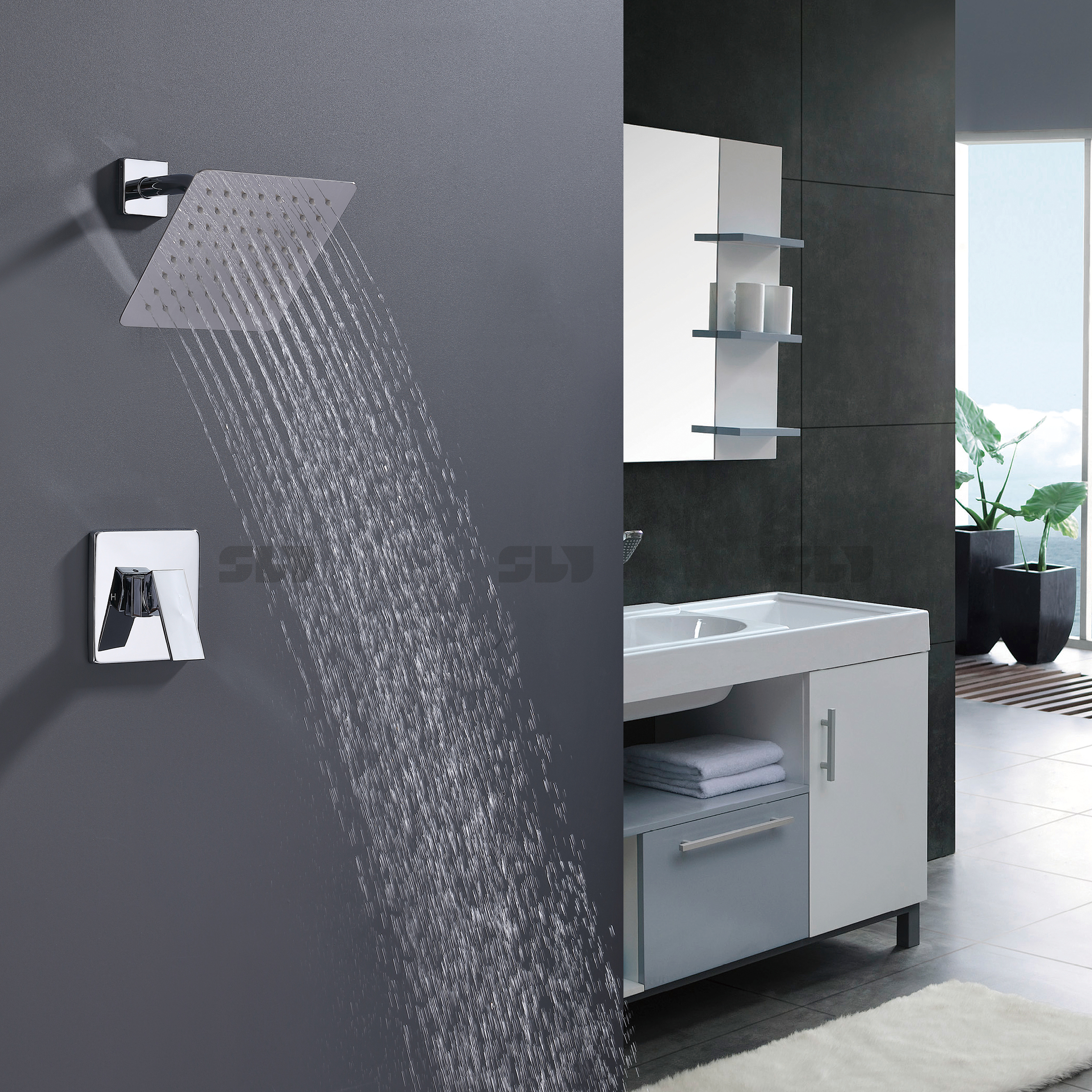 Juego de sistema de grifo mezclador de ducha