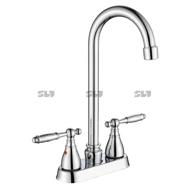 Grifo de cocina de baño de níquel cepillado 2022, grifo de lavabo de tocador de 4 pulgadas