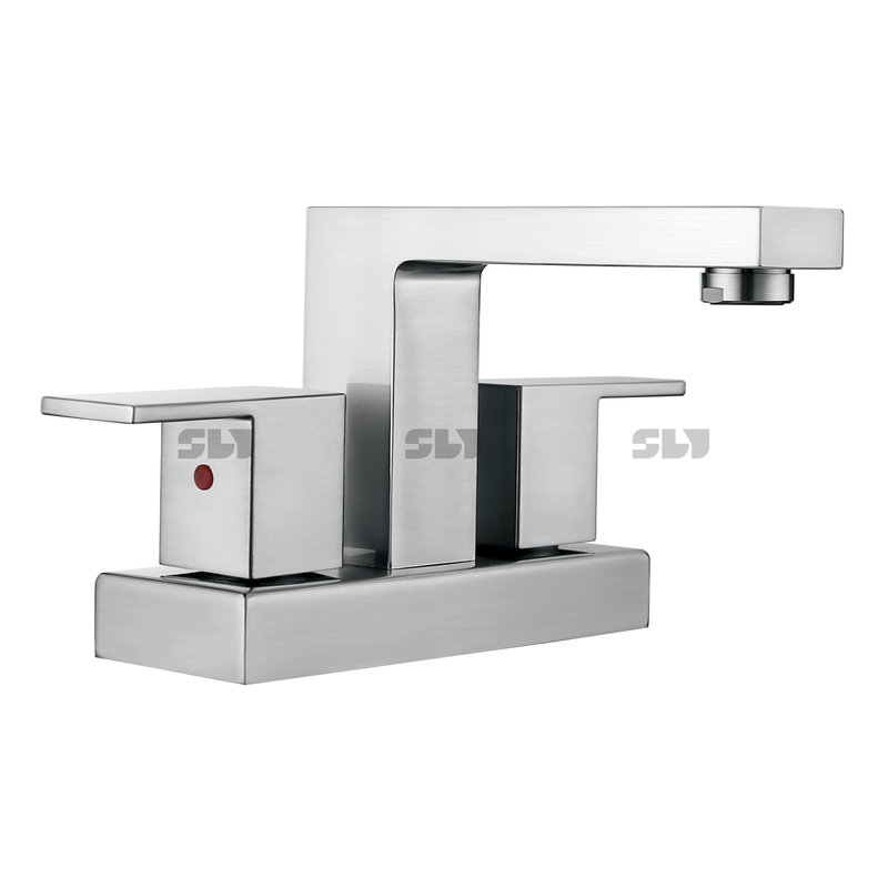Grifo central de doble manija de diseño clásico recién llegados de SLY para el baño del hogar