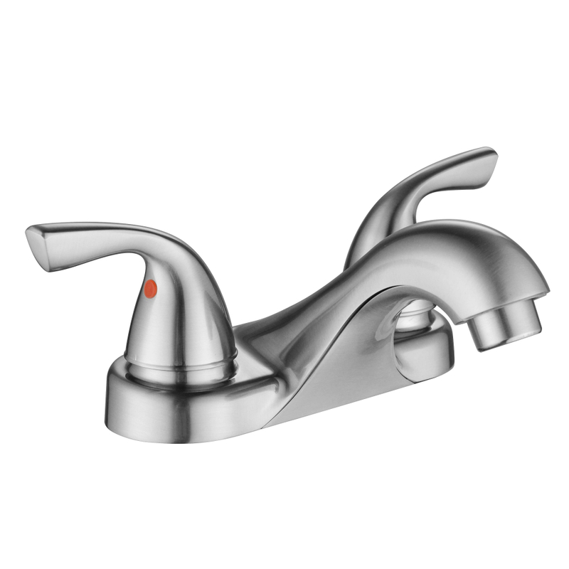 Grifo de la batidora del baño de níquel cepillado con cepillado