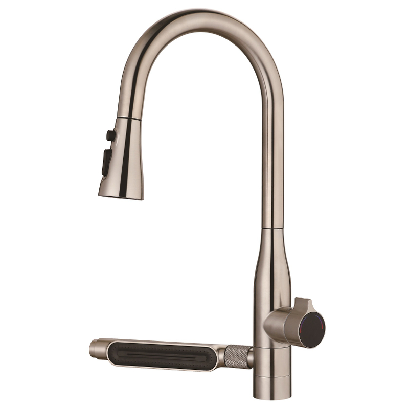 Níquel Sly Cepillado Moderno Mango Single Many Masting Monte de cocina Tray de cocina