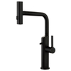 Ardilla moderna moderna metal negro fregadero de agua fría caliente grifo pullado pulverero grifo de agua purificada grifo de agua purificada 