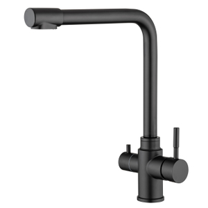 Sly dos manijas cepilladas de níquel grifos de cocina purificada toque de agua fría caliente filtración de agua grifo y grifos