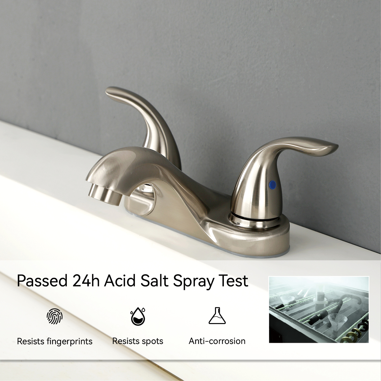 Sly cepillado níquel Nuevo diseño de lujo Taps de baño Mezclador de fregadero de fregadero