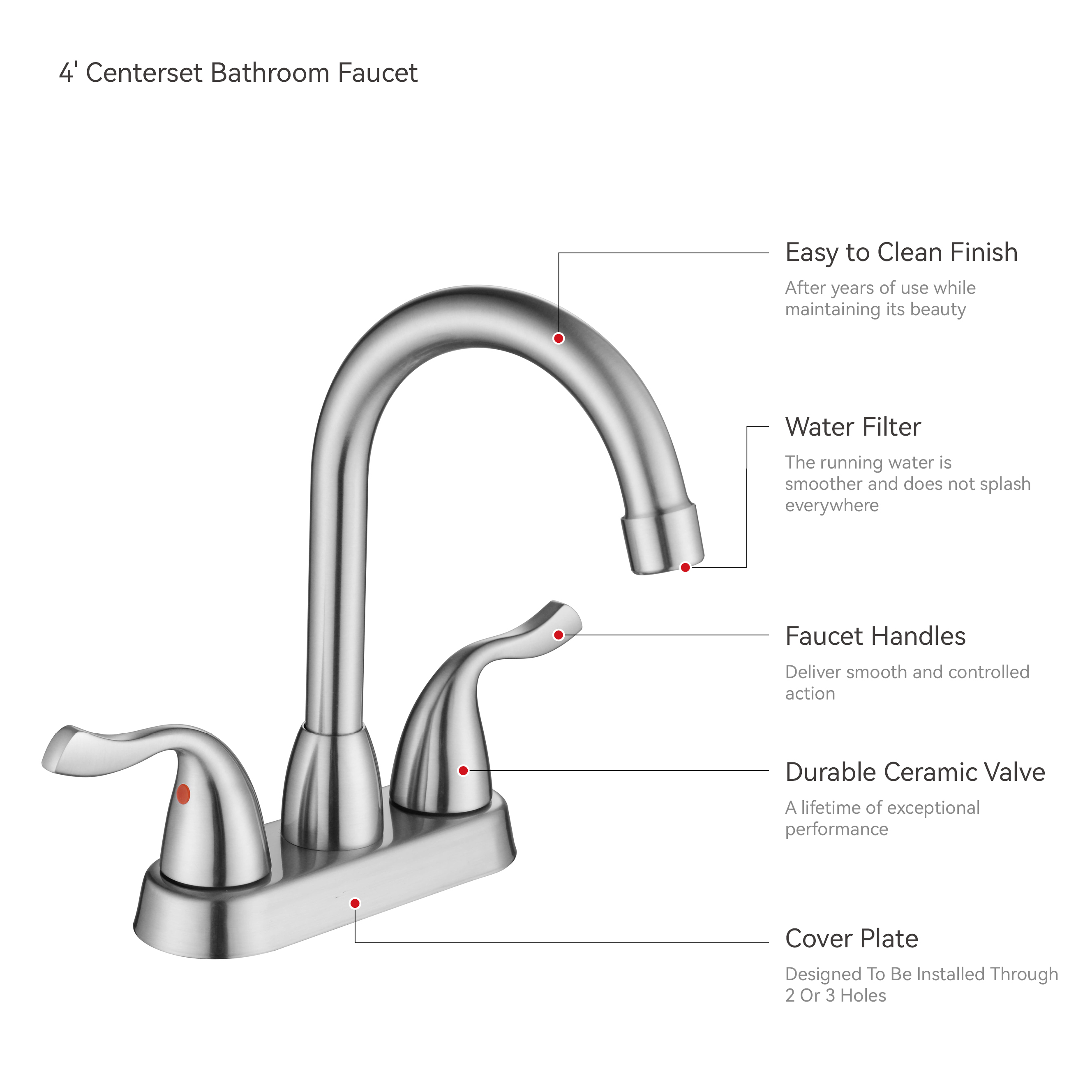 Sly Double Handed Many Basin Grey Baño de baño