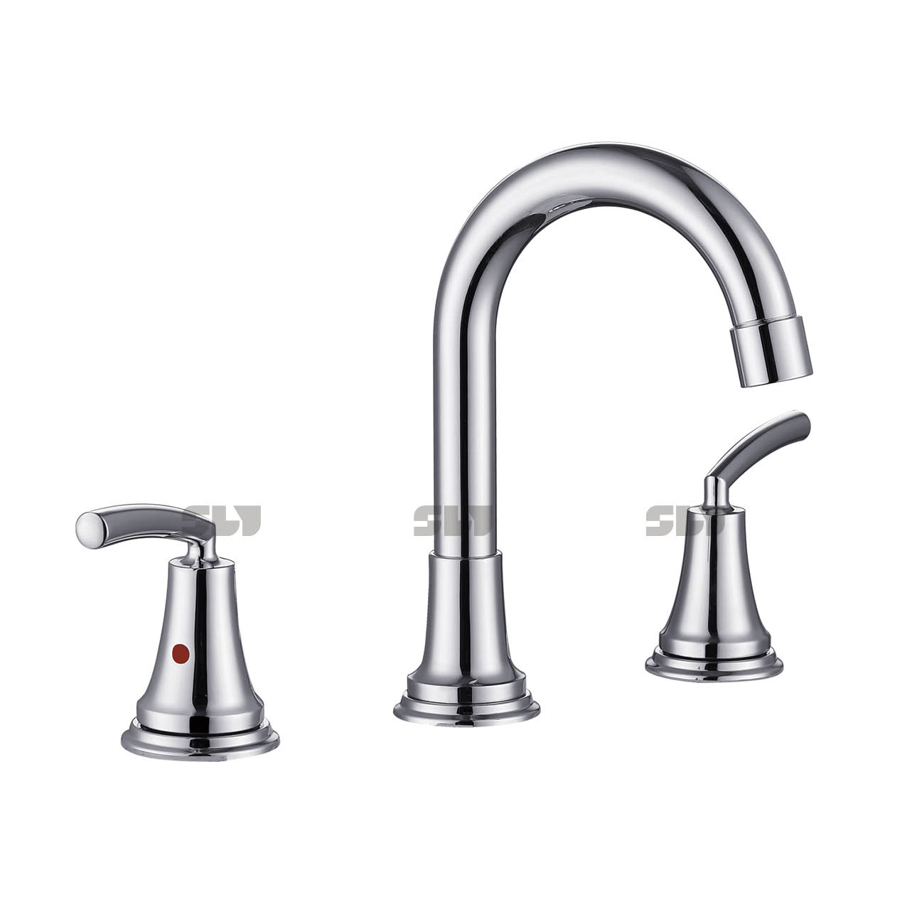 SLY Grifo monomando de 3 orificios Mezclador de lavabo generalizado 