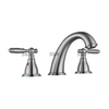 Grifo monomando para lavabo cepillado con mango doble de gama alta SLY 
