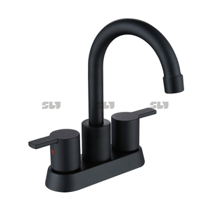 Sly Guangdong Kaiping Venta caliente Matte Black Doble Many Basin grifo